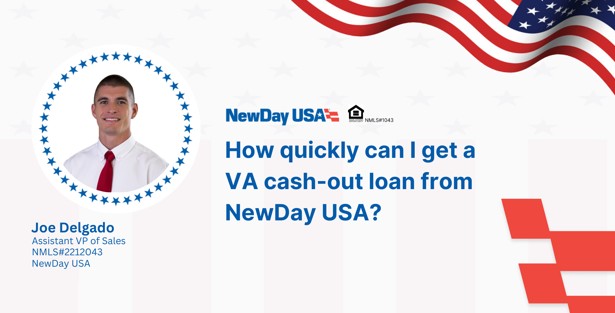 Joe Delgado, Assistant VP of Sales, NMLS #2212043